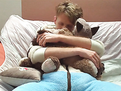 Extremely Horny Adult Baby Fucks His Plushies