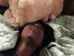 Ebony gets pounded and cums in 30 seconds