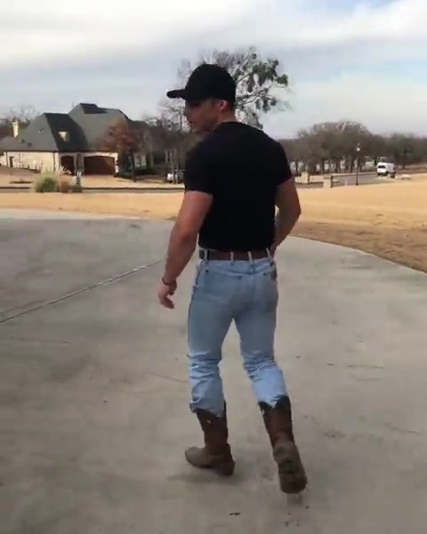 countryboy in tight jeans