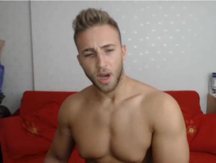HOT BLOND BOY WITH HUGE BODY - video 2