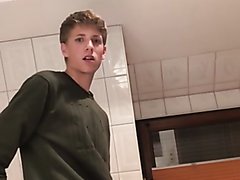 Gorgeous Twink with Big Uncut Cock