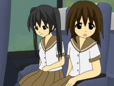 anime girl accident in bus
