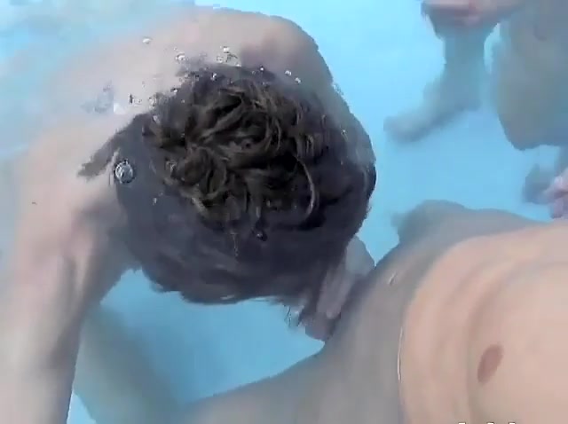 Underwater blowjob