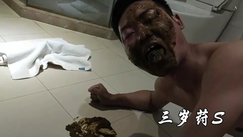 asian slave eat shit from master