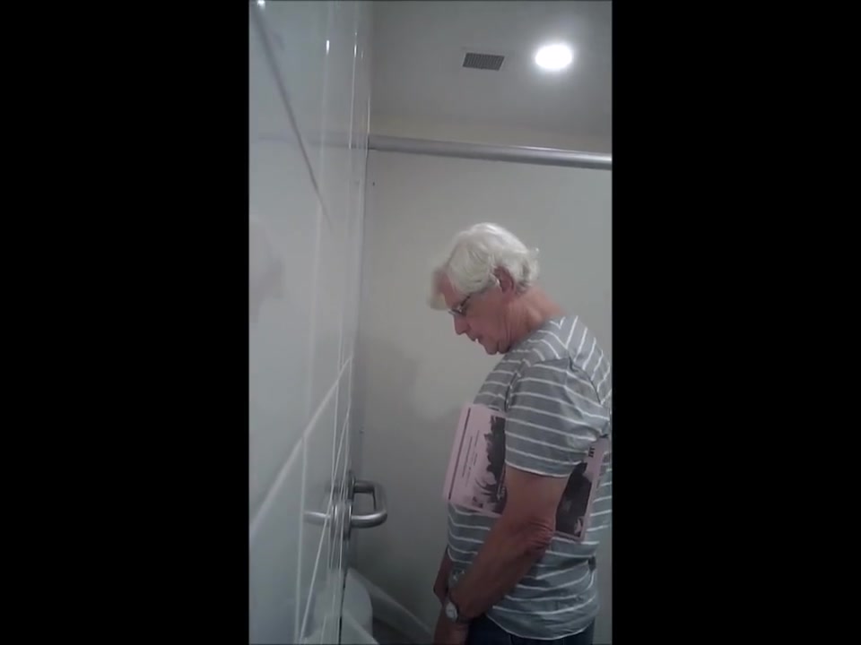 Older men urinal spy 2