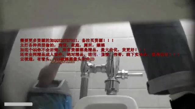 Chinese peeing and pooping on public squat toilet