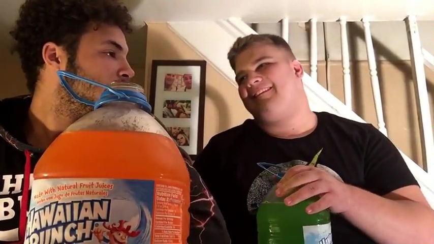 Hawaiian Punch challenge -vomit alert