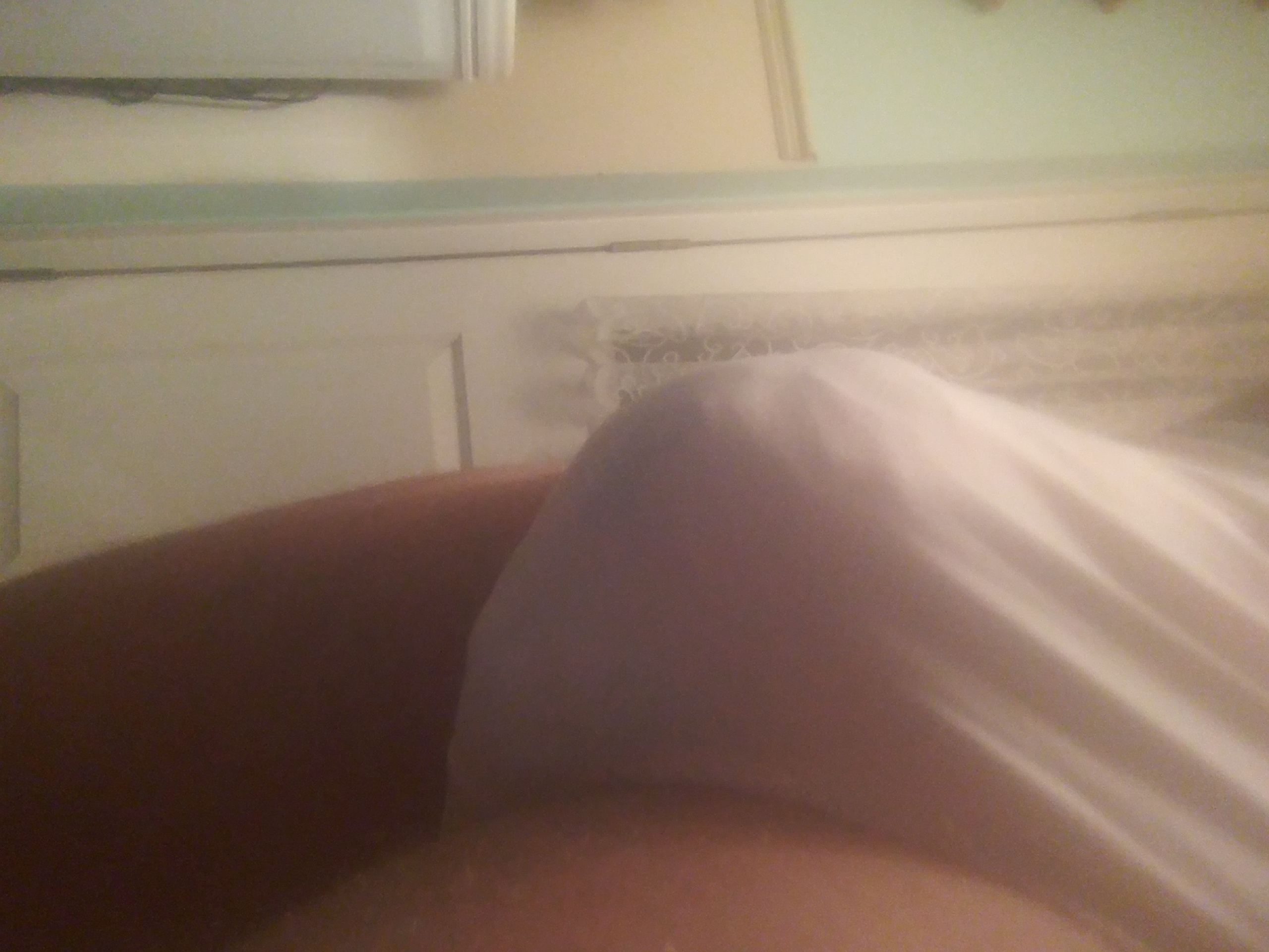 Me wetting baby diapers