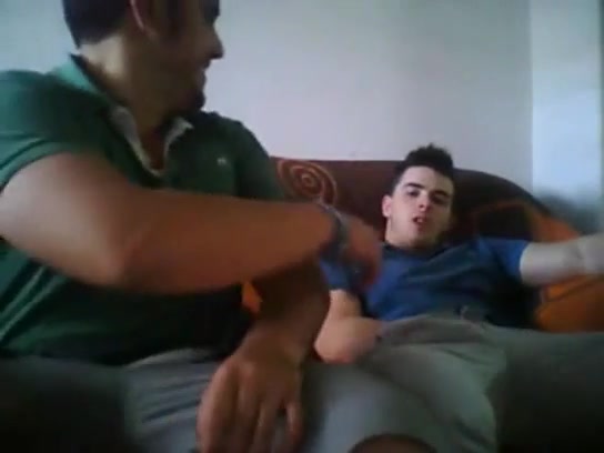 Uncle and Nephew jerking together