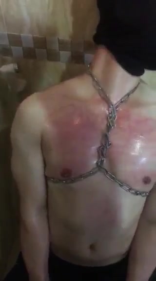 VIETNAMESE MUSCULAR SLAVE - CANDLE WAX TORTURE