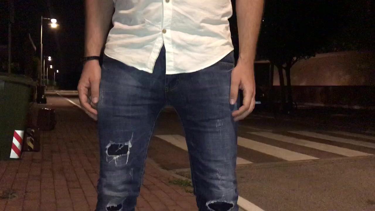 Pissing my jeans and farting in the park