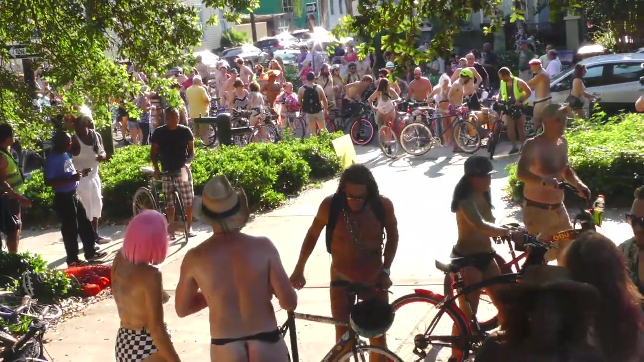 World naked bike ride cfnm