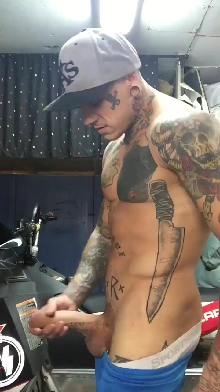Tattooed daddy with big cock