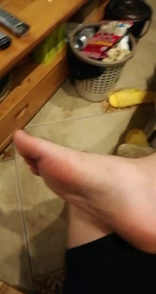 sleep friend's feet - video 6