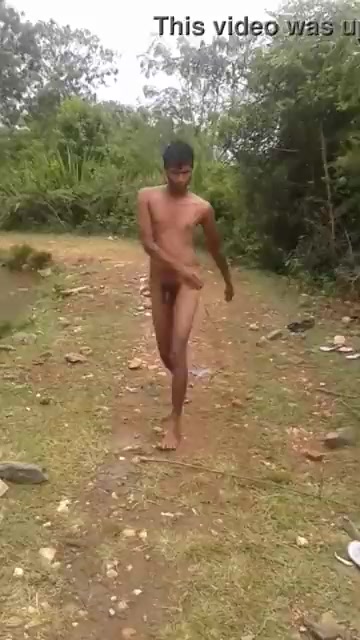 Village boy nude catwalk