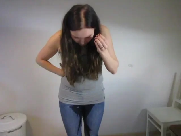 Cute Girl Peeing Her Pants For The First Time