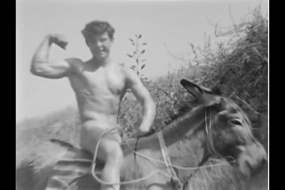 VINTAGE - JIM ON A DONKEY (1964)