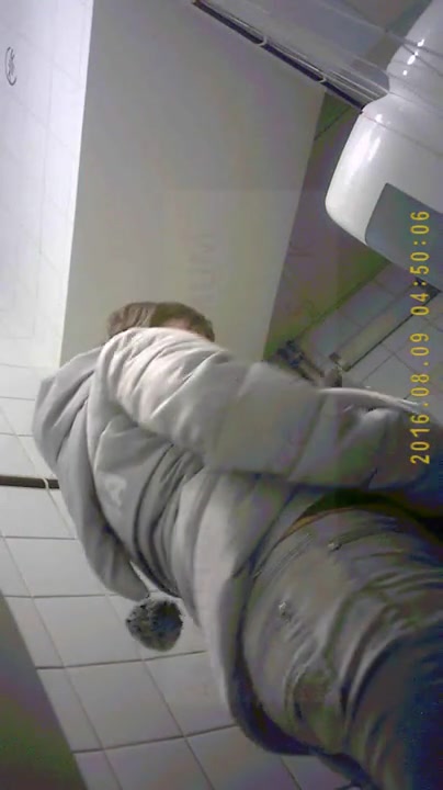 hidden camera in students toilet. pooping woman at 19 mins