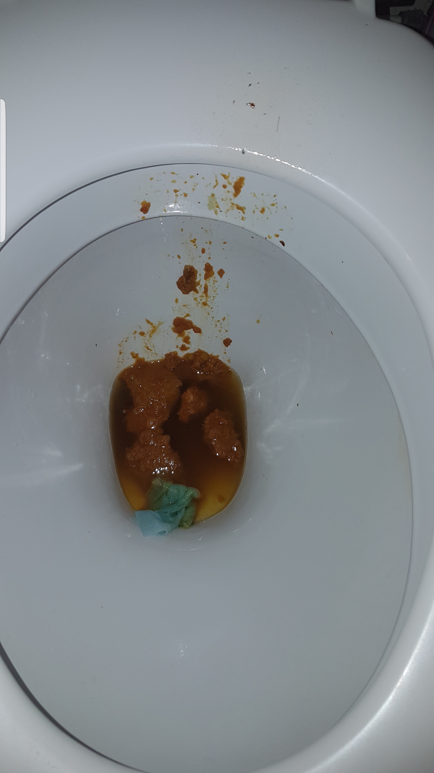 Loose shit before work on connors loo