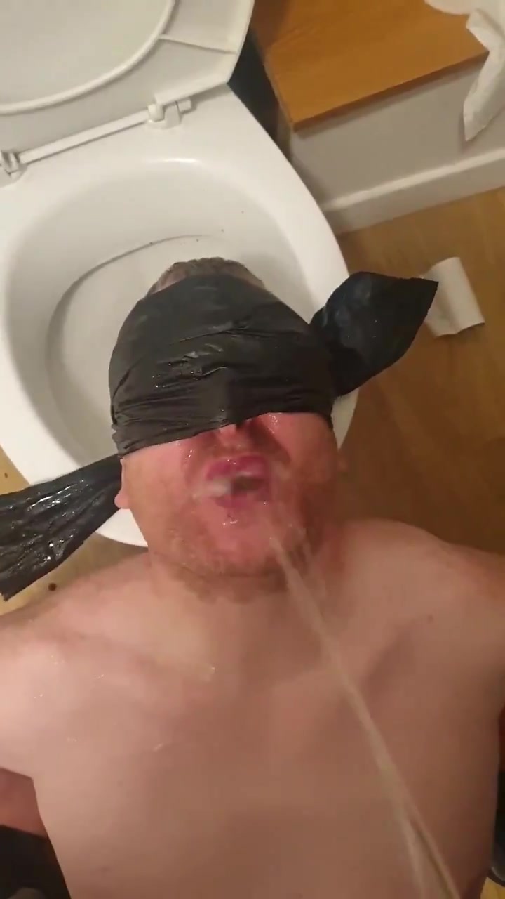 Chubby slave got his Master's piss on his mouth