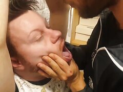 Scally Master spits on his boy's mouth