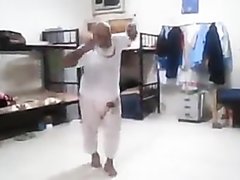 Pakistani man dancing with his dick out