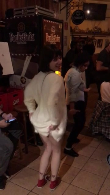wearing diaper at the club