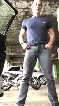 Guy pissing in pants