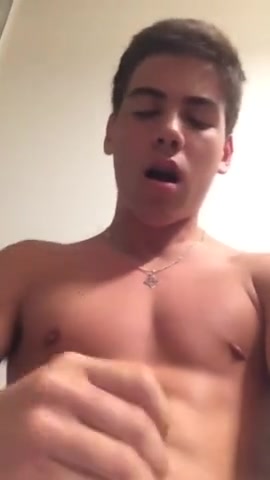 Young American cums