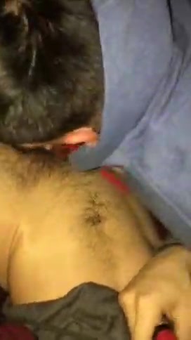 Hairy straight guy sucked and milked