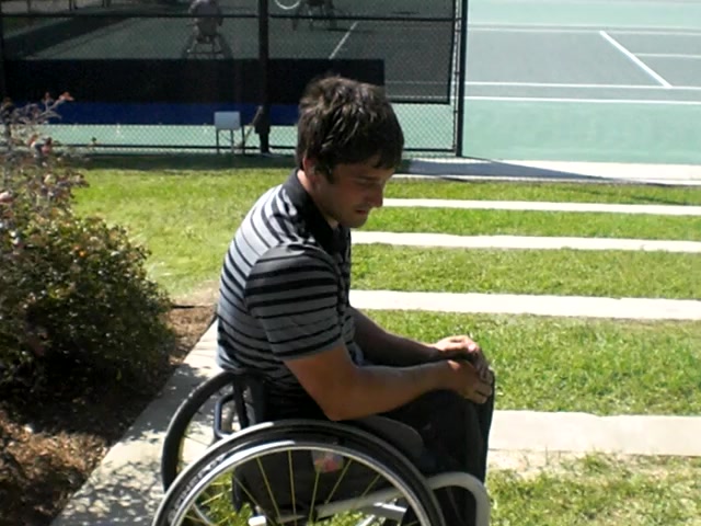wheelchair stair climb