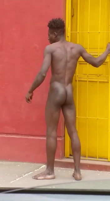 Crazy Naked Guy Roaming Streets