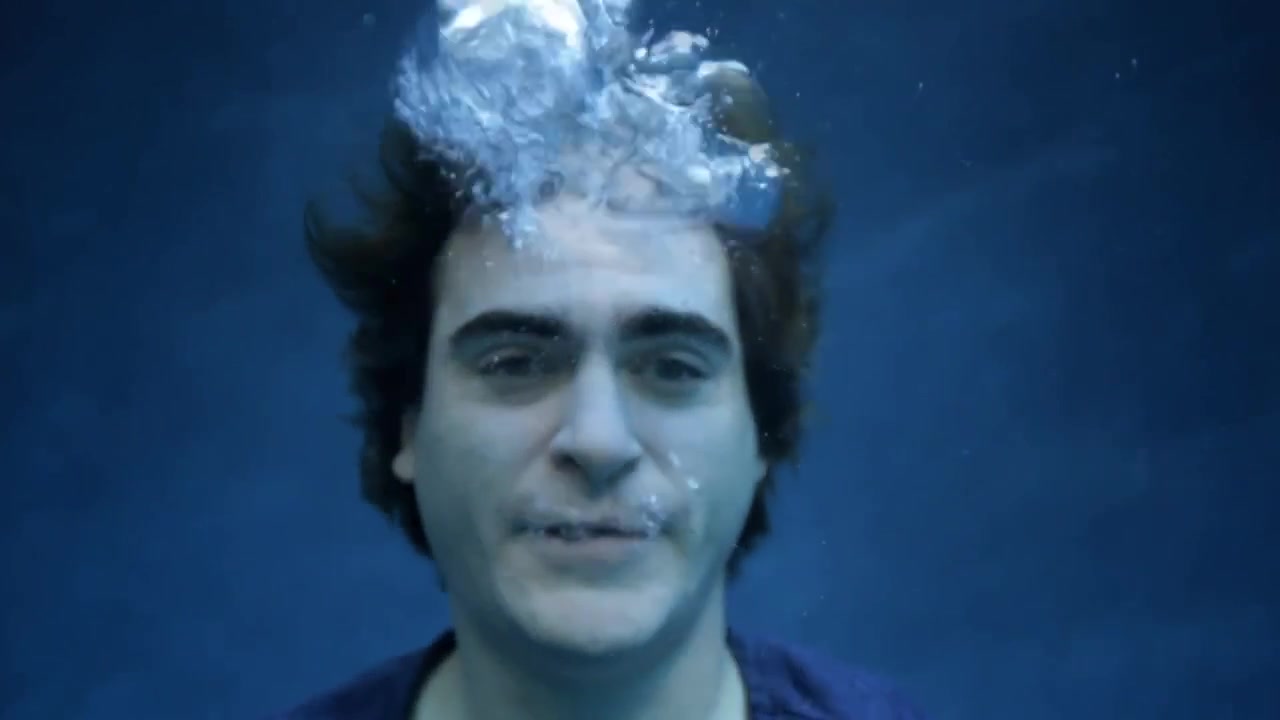 Joaquin Phoenix drowning underwater