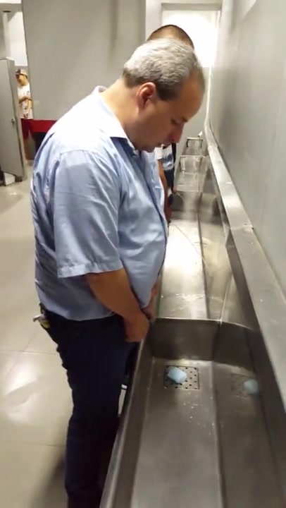 SPYING HOT GUYS AT THE URINAL 5