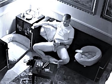 SPY ON PIGS - BLOND BISEX STUD 03 - LATE NITE WHACKS A LOAD