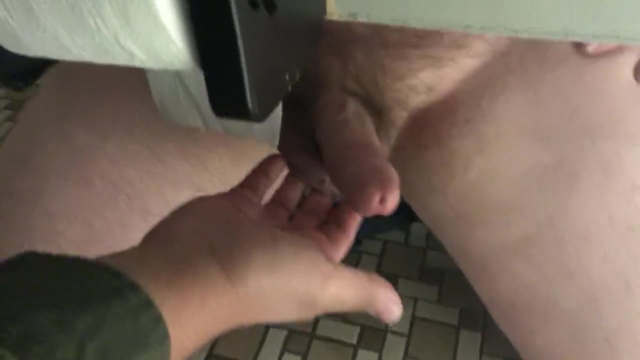 Hot boots and cock in the stalls