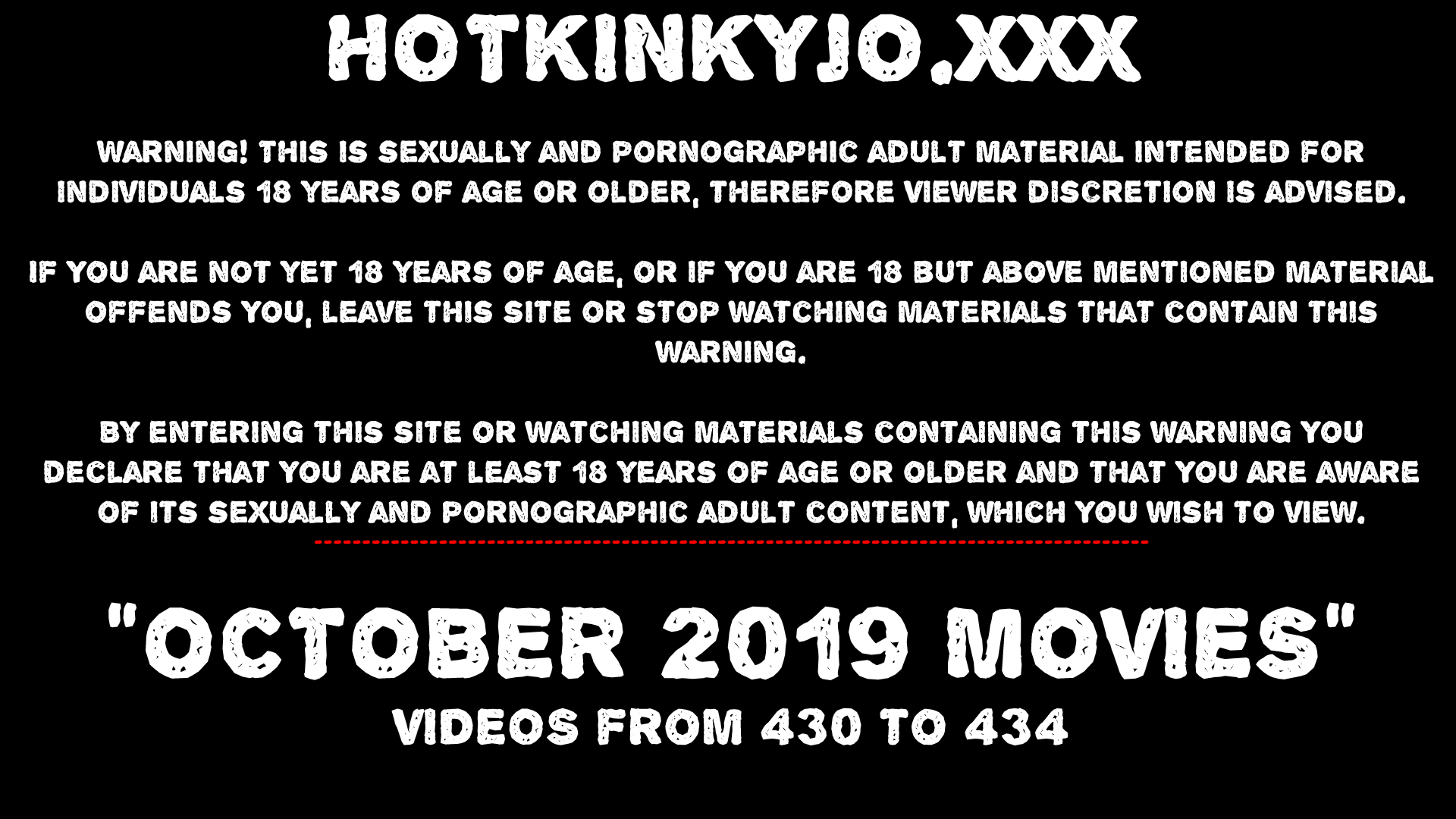 OCTOBER 2019 News at HOTKINKYJO site: double anal fisting, prolapse, public