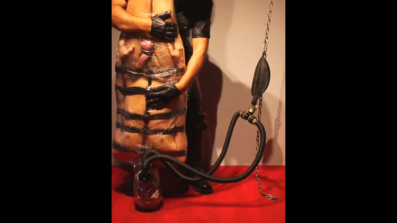 tied mummified, hung and breath controlled
