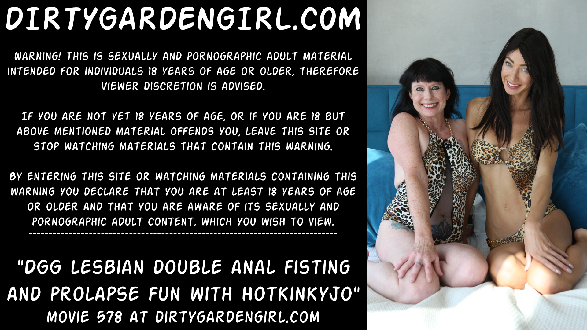 Dirtygardengirl lesbian double anal fisting and prolapse fun with Hotkinkyj