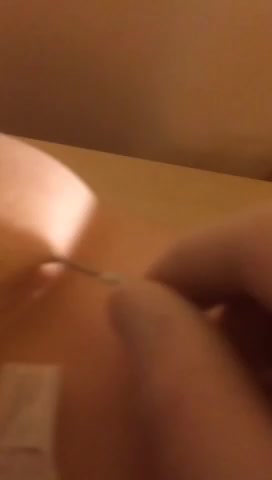 Tits needle play
