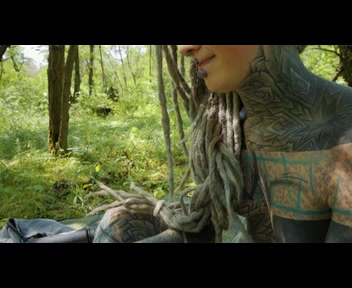 Freaky Tattooist Fuck And Suck In The Woods