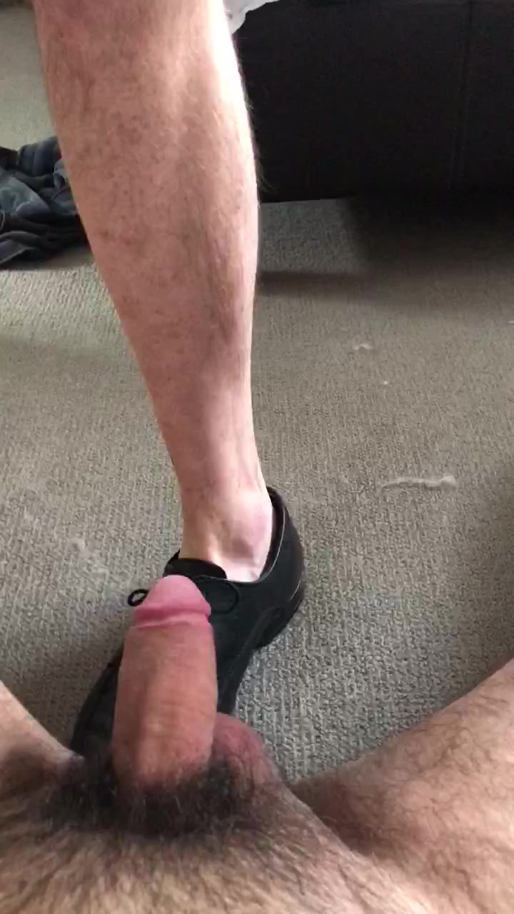 Business shoes destroy cock
