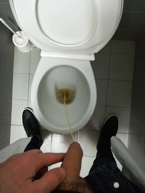 Pissing at work. Up the sound!