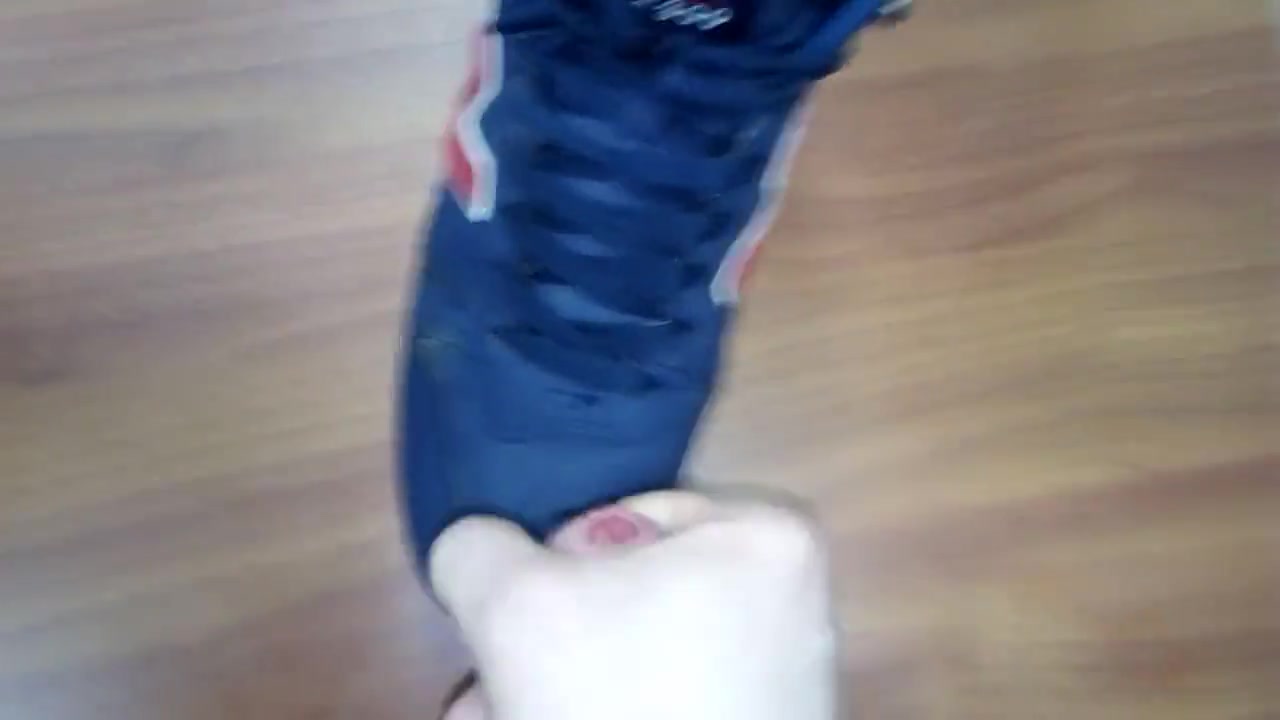 cum on sneakers - video 13