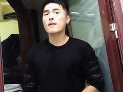 Chinese guy with a big cock