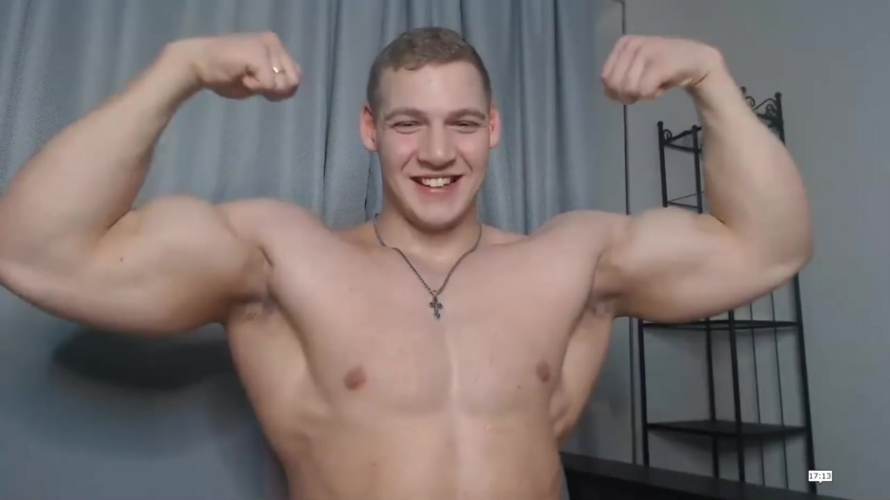 Str8 Bodybuilder Big Uncut Dick