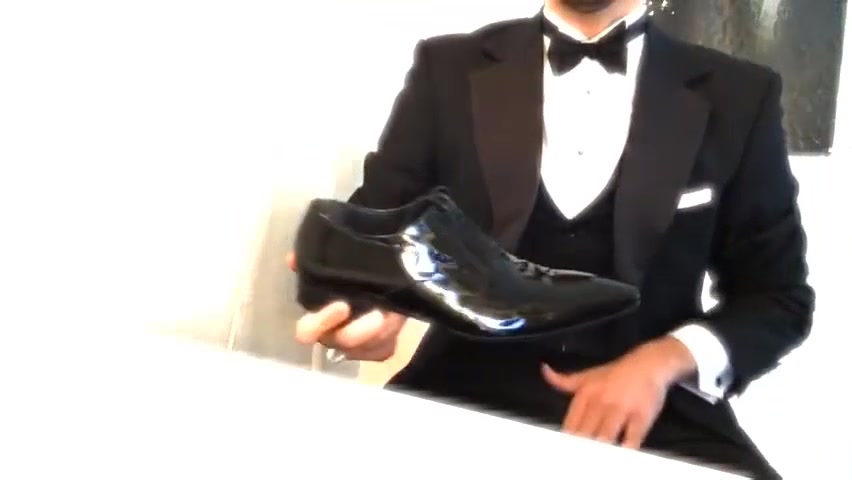 Gentlemen Cums on Dress Shoes