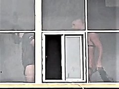 SPY ON PIGS - FOLSOM WINDOW 03 - SLAVE FLOGGED