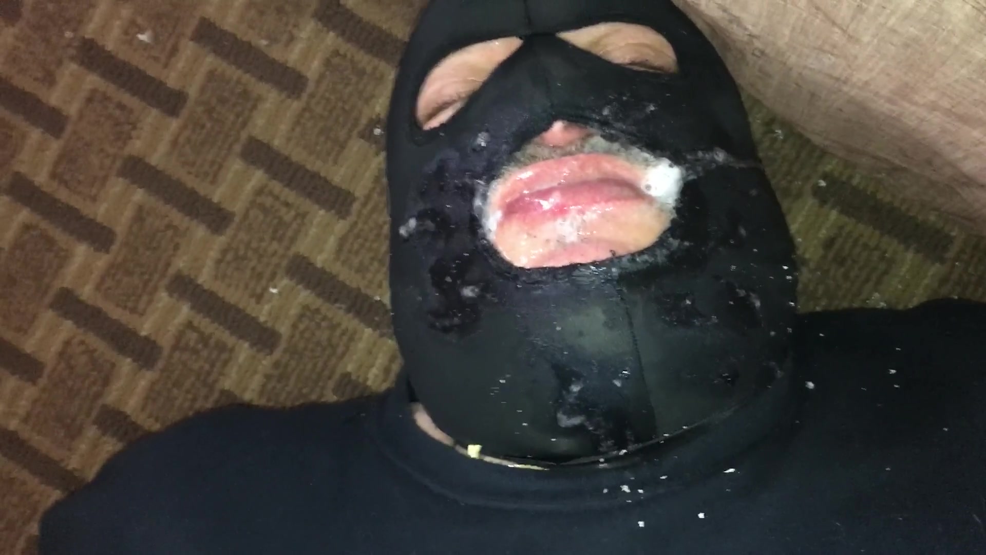 Hunky Jock Repeatedly Spits All Over His dog slave's Face 2