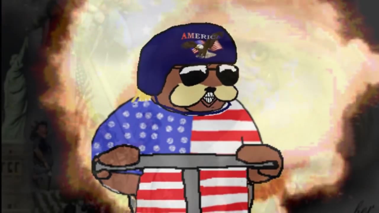 Wild American Bear Goes Ape Shit Without His Burgers